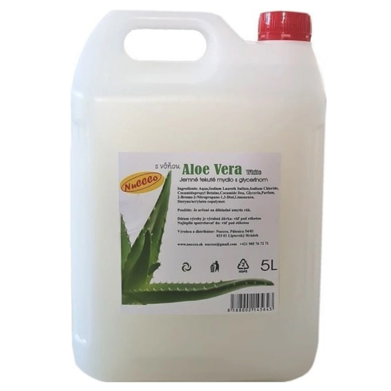  Tekuté mydlo NUCCCO Aloe Vera White 5L