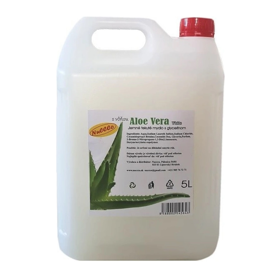  Tekuté mydlo NUCCCO Aloe Vera White 5L