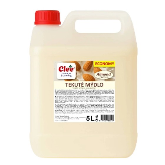 CLEE Tekuté mydlo ALMOND (mandľa) 5L