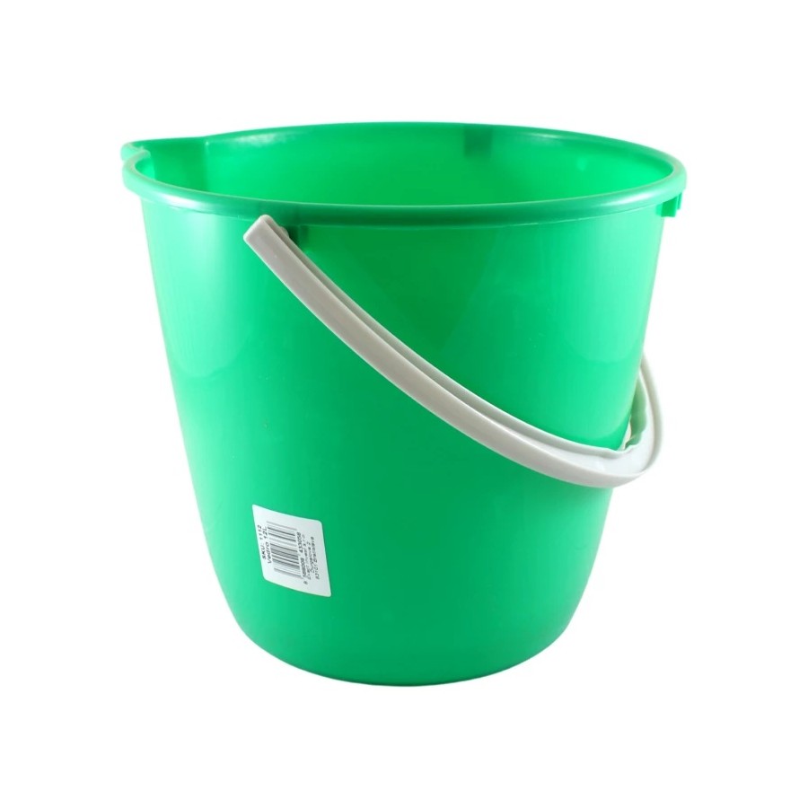 Plastové OKRÚHLE vedro 12L, ZELENÉ