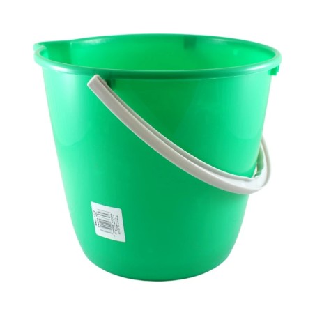 Plastové OKRÚHLE vedro 12L, ZELENÉ