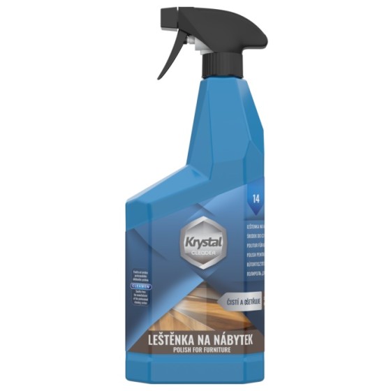 KRYSTAL - Leštenka na nábytok s rozprašovačom, 750 ml
