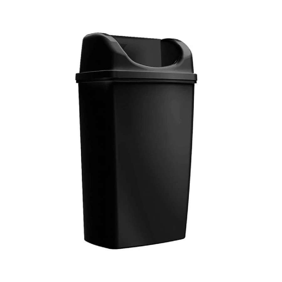 Nástenný kôš RULOPAK čierny 50L
