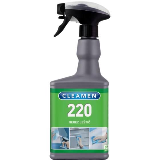 CLEAMEN 220, nerez leštič, 550ml
