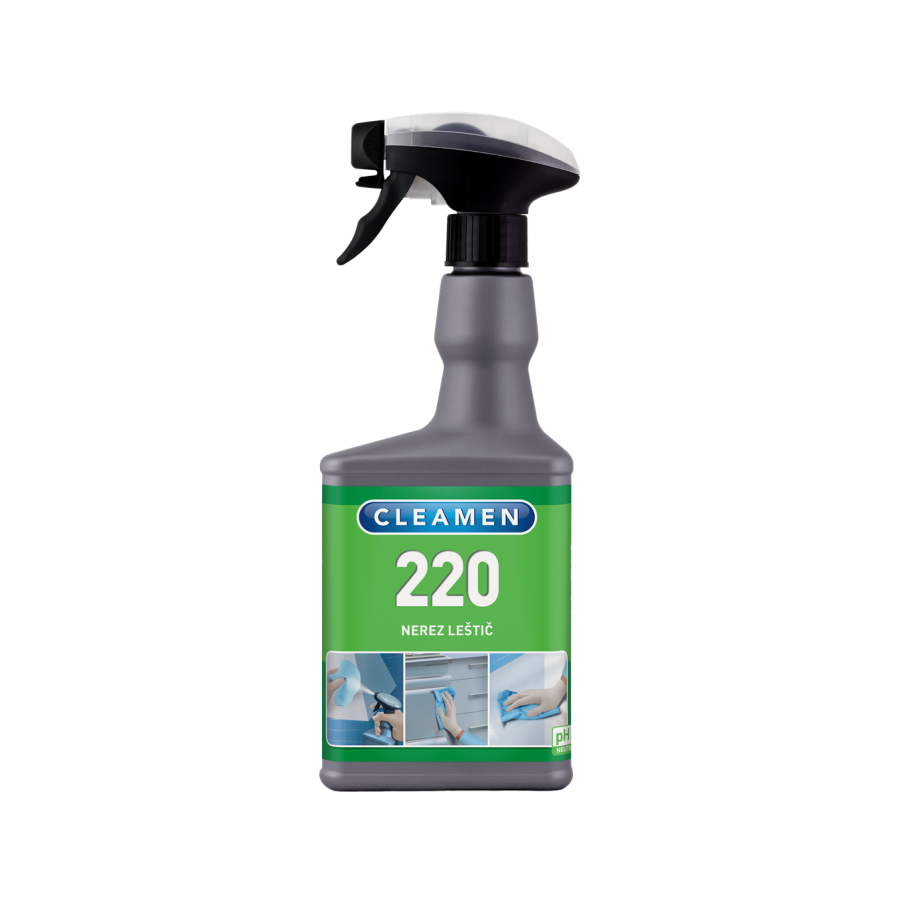 CLEAMEN 220, nerez leštič, 550ml