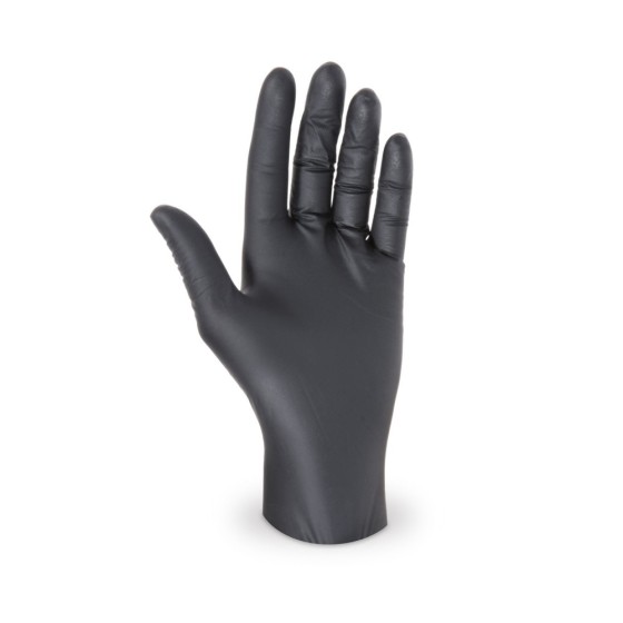 Nitrilové rukavice ČIERNE, veľkosť XL- NEPUDROVANÉ, 100ks/bal.
