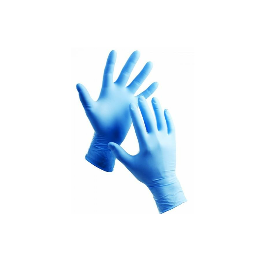 Nitrilové rukavice MODRÉ, veľkosť S - NEPUDROVANÉ, 100ks/bal.