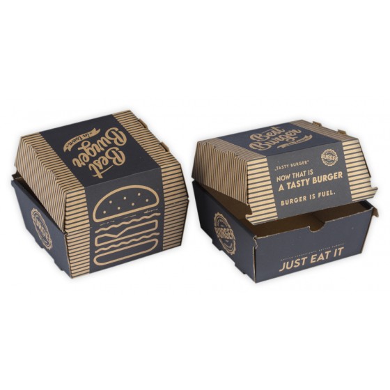 Burger box s potlačou BEST 130x130x110 cm, 50ks/bal.