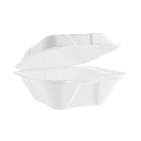 Ekologický box na hamburger 17,8 x 17,8 cm, cukrová trstina, 800ml, 50ks