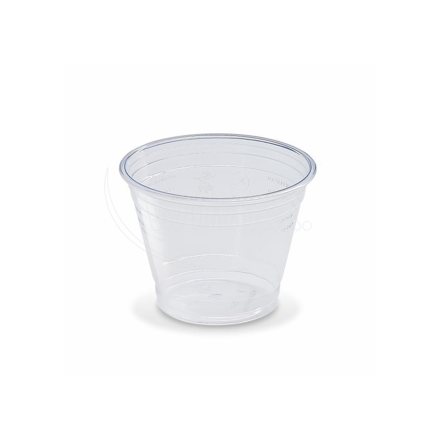 Plastový pohár PET 250ml, TRANSPARENTNÝ, 95mm, 50ks/bal