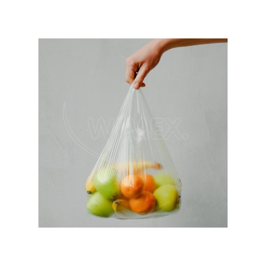 Taška 10kg extra pevná, BIELA, 100ks/bal