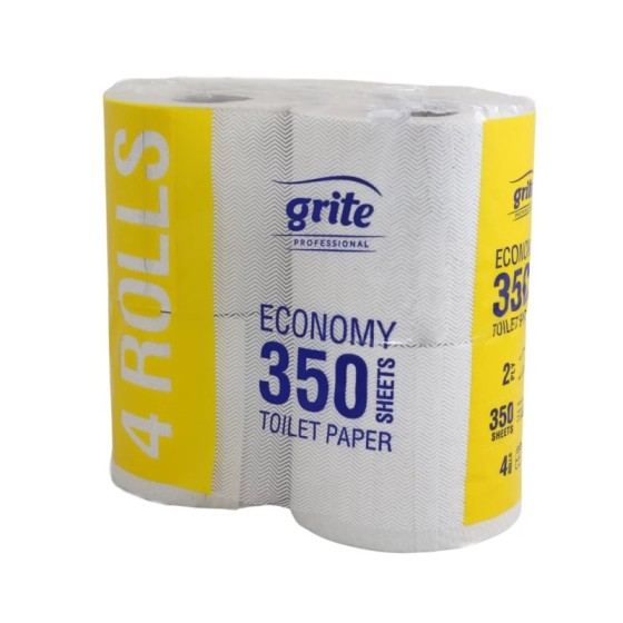 Toaletný papier GRITE Professional, 2 vrst., ECONOMY, 4ks/bal
