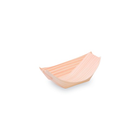 Fingerfood miska drevená lodička 11 x 7 cm 100 ks/bal.