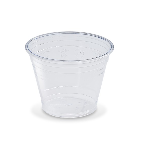 Plastový pohár PET 250ml, TRANSPARENTNÝ, 95mm, 50ks/bal