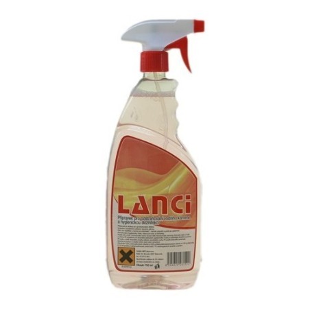 LANCI 750 ml PET flaša s rozprašovačom, profi prostriedok na odstraňovanie vodného kameňa